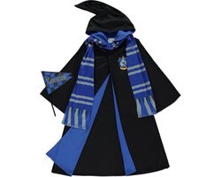 Ravenklauw kostuum Harry Potter cape jas met sjaal en vlag | bol.com