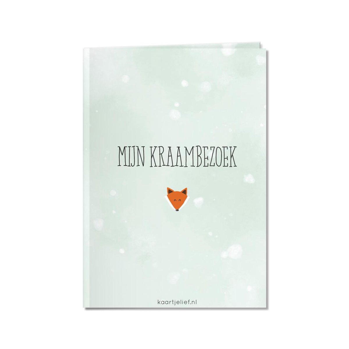 Kaartjelief Kraambezoekboek Hardcover - Fox | Invulboek