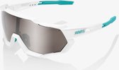 100% Speedtrap Bora Hans Grohe Team White/ HiPER Silver Mirror Lens + Clear Lens - 61023-331-76