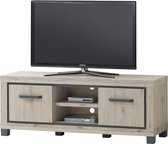 Belfurn - Tv-meubel 155cm Elodie in licht eiken decor met grijze omlijning
