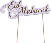 Cake topper 'Eid Mubarak' Goud