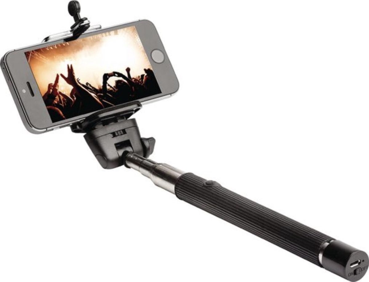 Selfie Stick | Universeel | Bluetooth met USB 2.0 oplaadkabel 24 cm-100 cm