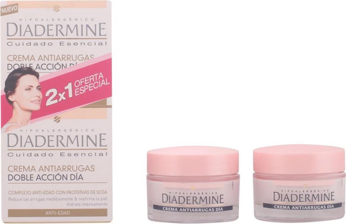 Diadermine Double Action Anti Wrinkle Day Cream 50ml Set 2 Pieces