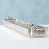 Schaal - Zilver - met grepen - 65 cm - Aluminium - Stoer