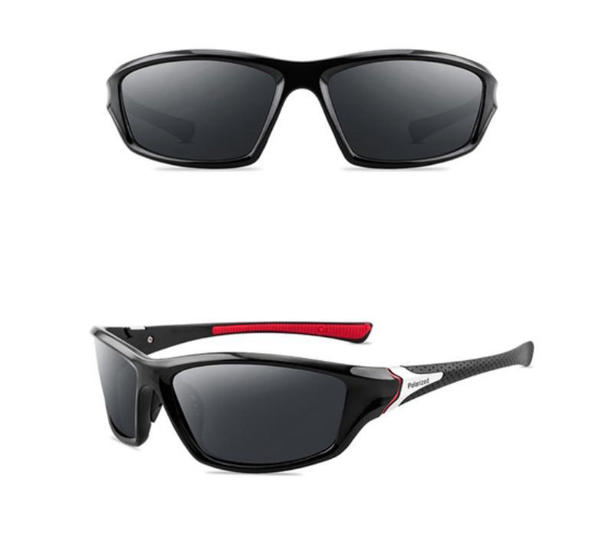 Luxe Polariserende Zonnebril - Sport Zonnebril met Gepolariseerde Glazen - Lichtgewicht - UV400 - Zwart