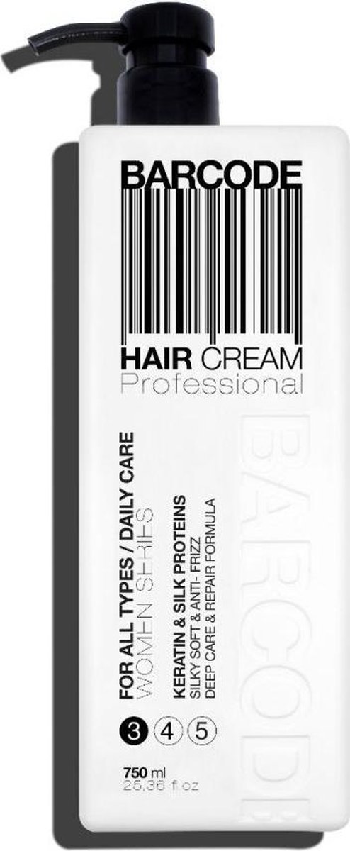Barcode Daily Care Keratin & Silk Protein Hair Cream Condtioner 750 ml