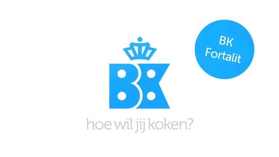 BK Fortalit Emaille braadpan 24cm/2.5L – Inductie braadpan – geëmailleerd staal – Ovenbestendig tot 230 graden – Geen antiaanbaklaag – Met deksel – Zwart/Blauw