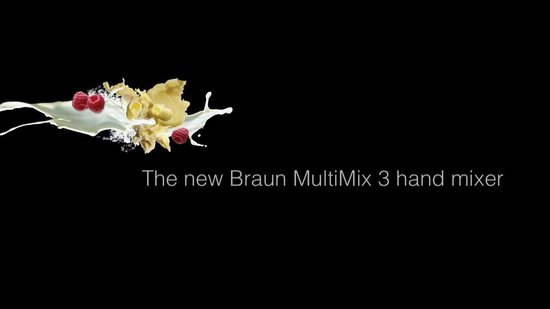 Braun Multimix 3 HM3135 WH Hand Mixer Blender Chopper, 220V (Not for  USA),White