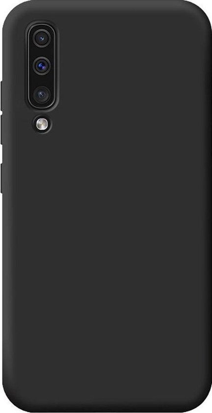 hongersnood Afstotend gebied geschikt voor Samsung Galaxy A50 mat zwart siliconen hoesje / achterkant /  Back Cover... | bol.com