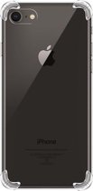 Apple iPhone SE (2020-2022) - iPhone 7 - iPhone 8 hoesje - Transparante Shock proof gel case met verstevigde hoeken - Volledig doorzichtig - GSM Hoesje - Telefoonhoesje Geschikt Voor Apple iPhone SE (2020-2022) - iPhone 8 - iPhone 7