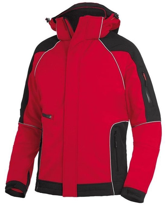 | FHB WALTER Softshell Jack 78518 RoodZwartXXXL FHB 78518 Softshell Jack Walter