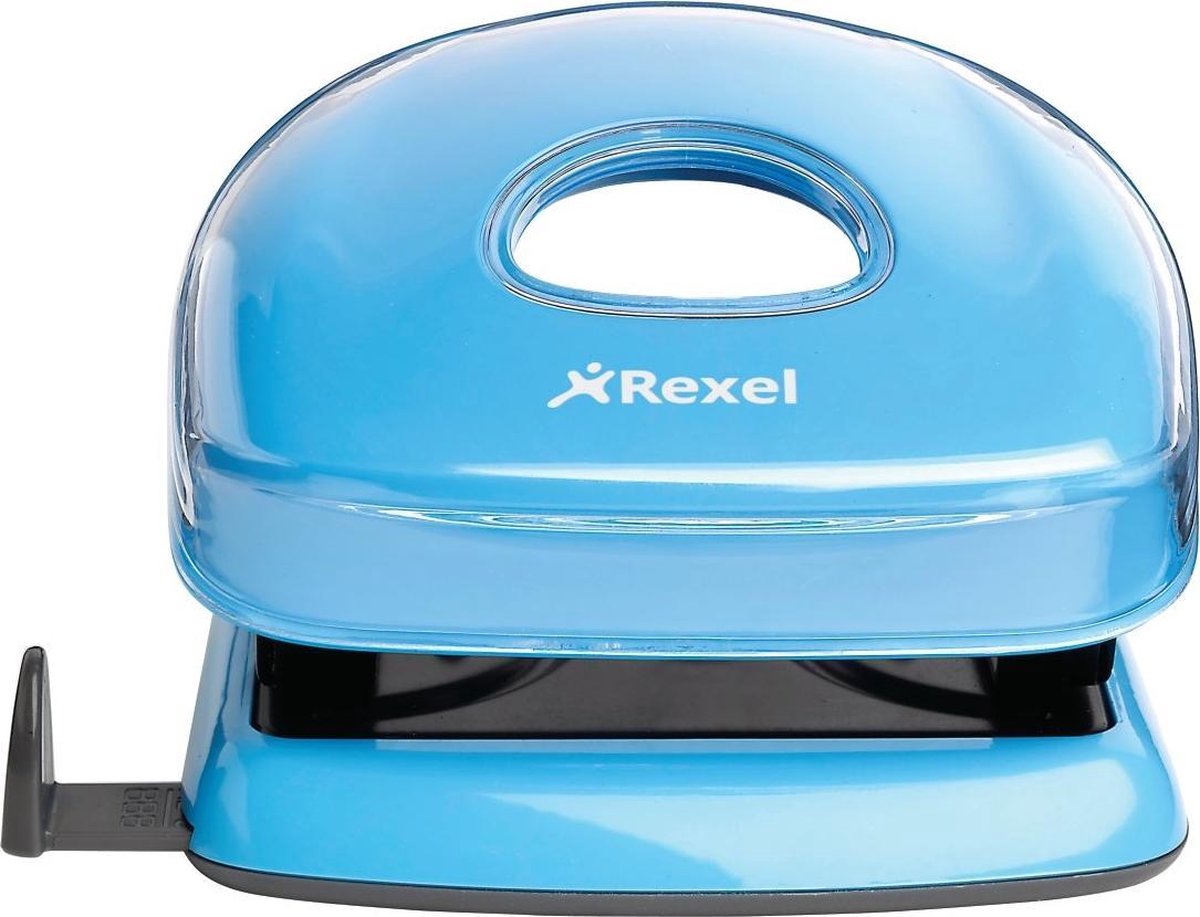 Rexel Perforator Joy voor max.10 vel tegelijk Blauw