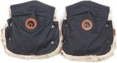 Easygrow Handwarmers Met Nepbont Zwart