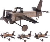 Decoratie Vliegtuig - 26cm - 3 verschillende modellen