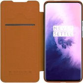 Nillkin Qin Book OnePlus 7T Pro Hoesje Bruin