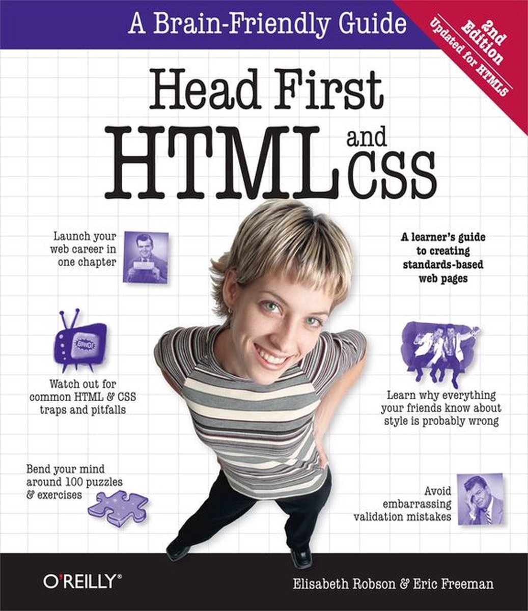 Omslag van Head First Html and Css