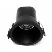 Led Downlight Miracle - Inbouwspot - 9W Zwart 3000K