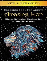 Amazing Lion - Adult Coloring Book