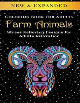 Farm Animals - Adult Coloring Book