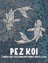 Pez koi - Libro de colorear para adultos