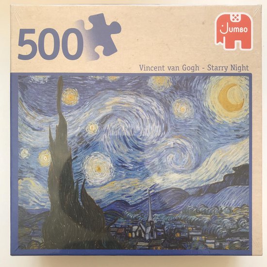 hoofdonderwijzer wees gegroet achter Jumbo Premium Collection Puzzel Vincent van Gogh Starry Night - Legpuzzel - 500  stukjes | bol.com