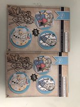 2 stuks - 3D sticker set - frozen