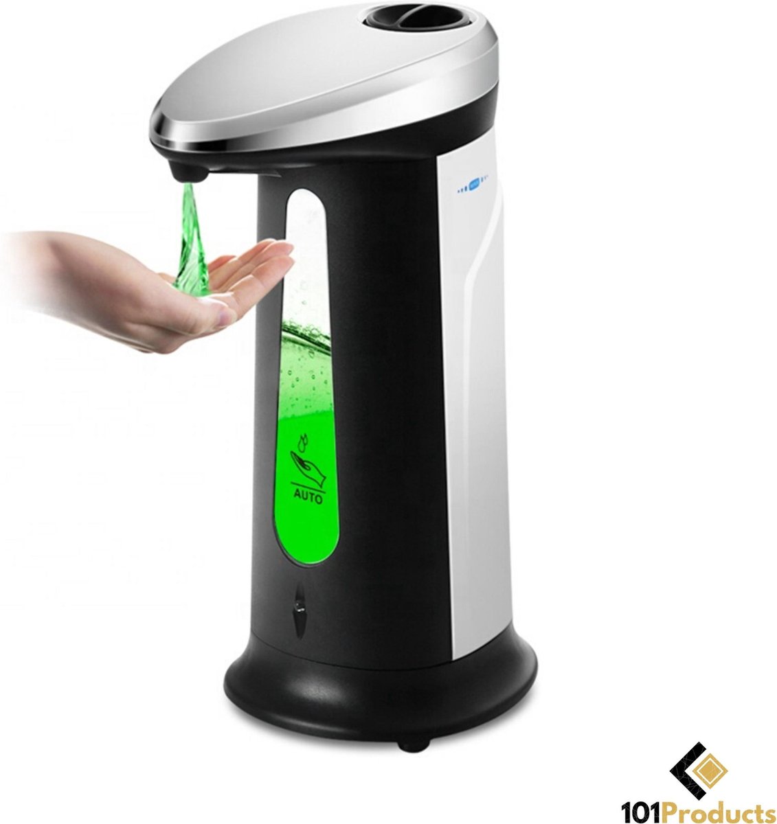 101Products® Automatische Zeepdispenser 400ml incl. 4AAA