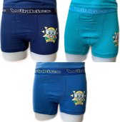 Embrator 3-pack jongens Boxershorts Summer blauw 116/122