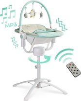 Kivi Wipstoel 3 in 1 Muziek (schommelstoel - ligstoel ) met afstandsbediening Blue