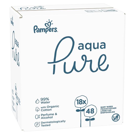 Aqua Pure Billendoekjes - 864 stuks