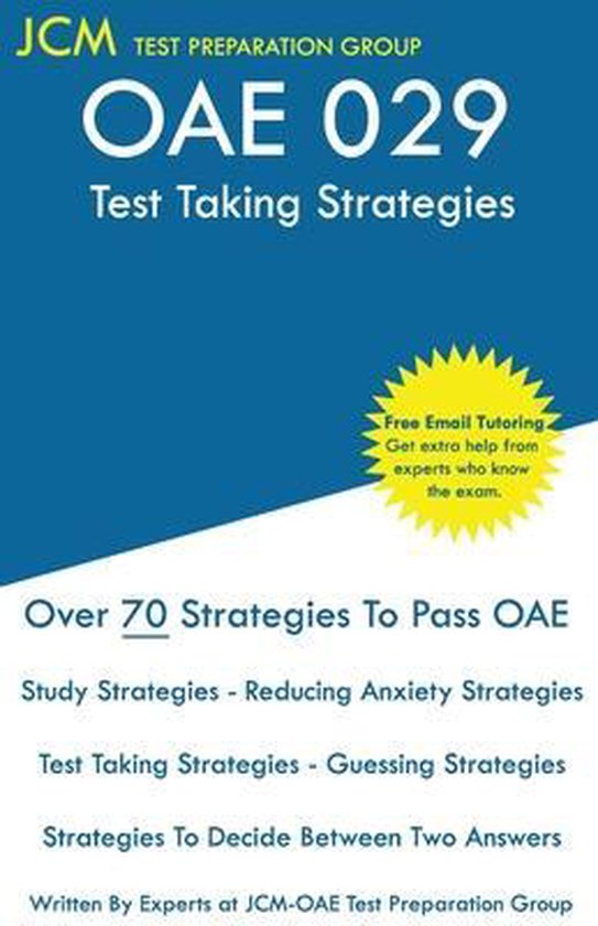 OAE 029 Test Taking Strategies - cover