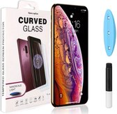 DrPhone Liquid Glass iPhone 11 Pro -3D Curved Edge 9H – UV Full Glue Screenprotector