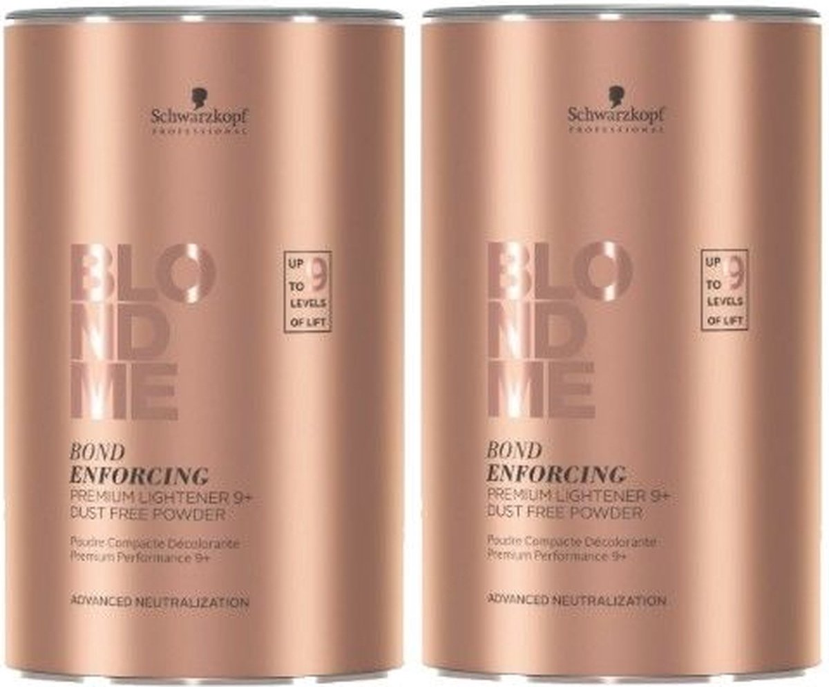 2x Schwarzkopf Blond Me Premium Lift 9+ 450gr