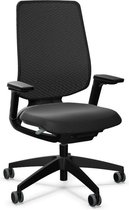 Sedus se:flex | Ergonomische bureaustoel met armleuningen | Netbespanning | Zwart