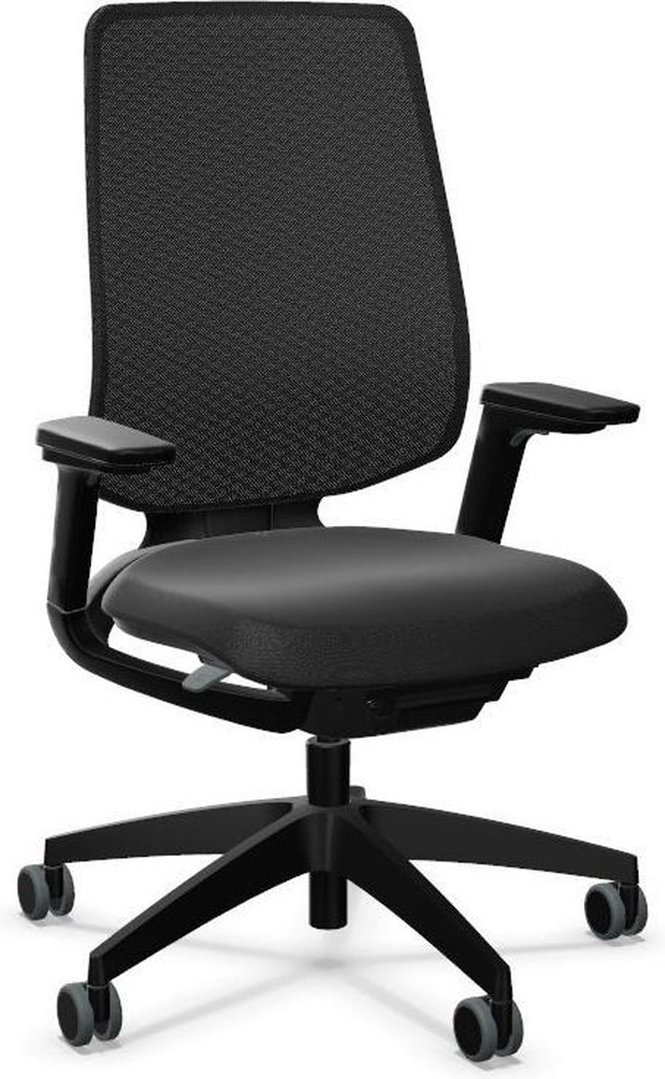 Sedus se:flex | Ergonomische bureaustoel met armleuningen | Netbespanning |  Zwart | bol.com