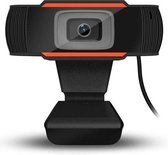 Webcam 720P HD - Inclusief Microfoon - USB 2.0 - Thuis werk & Vergadering - Voor Computer & Laptop - 30fps