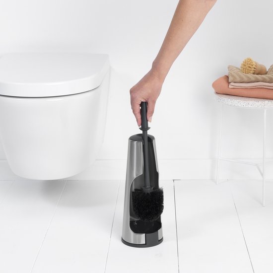 Brabantia ReNew Toiletborstel met houder Matt Steel