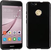 Huawei Nova  Smartphone Hoesje Tpu Siliconen Case Zwart