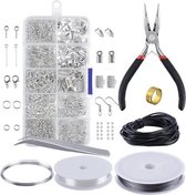 1321-delig (!) pakket sieraden maken / voor volwassenen / sieradenset / sieradenpakket / starterpakket / ruim 1300 onderdelen / jewelry making kit / alles-in-een pakket