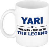 Yari The man, The myth the legend cadeau koffie mok / thee beker 300 ml