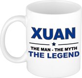 Xuan The man, The myth the legend cadeau koffie mok / thee beker 300 ml