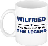 Wilfried The man, The myth the legend cadeau koffie mok / thee beker 300 ml
