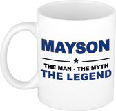 Mayson The man, The myth the legend cadeau koffie mok / thee beker 300 ml