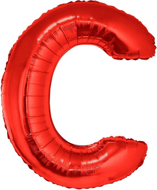 Grote folie ballon letter C Rood | bol.com