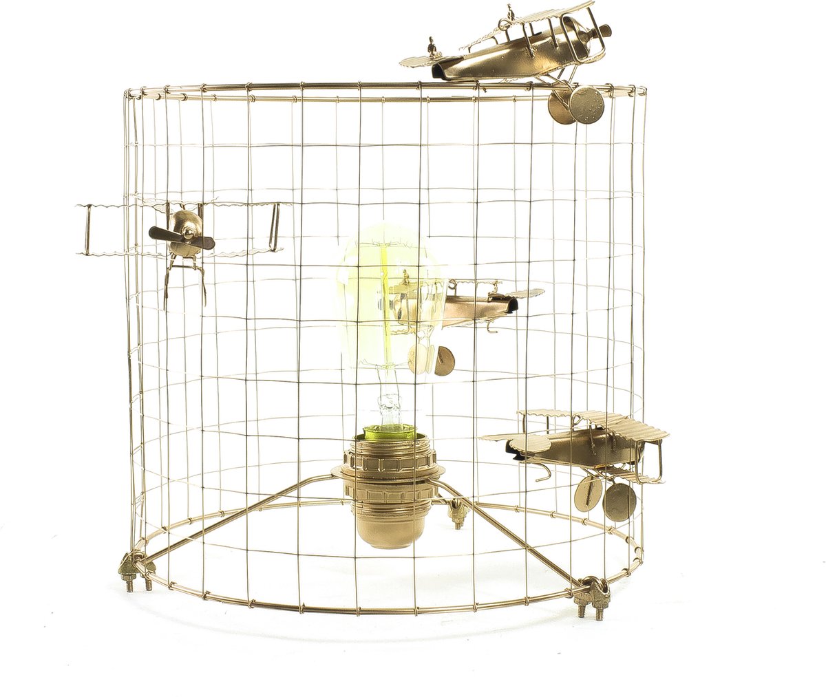 Hanglamp met vogeltjes-Landelijk-Wit-Kinderkamer-Babykamer-Speelkamer-Woonkamer-Ø30cm.