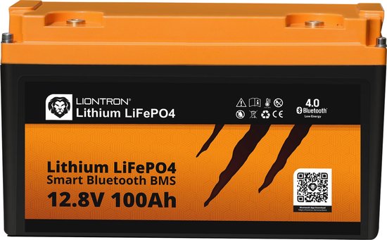 De schuld geven Economisch ring Liontron - LiFePO4 - Lithium accu | 100Ah | met Bluetooth | bol.com