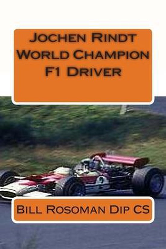 Jochen Rindt World Champion F1 Driver - cover
