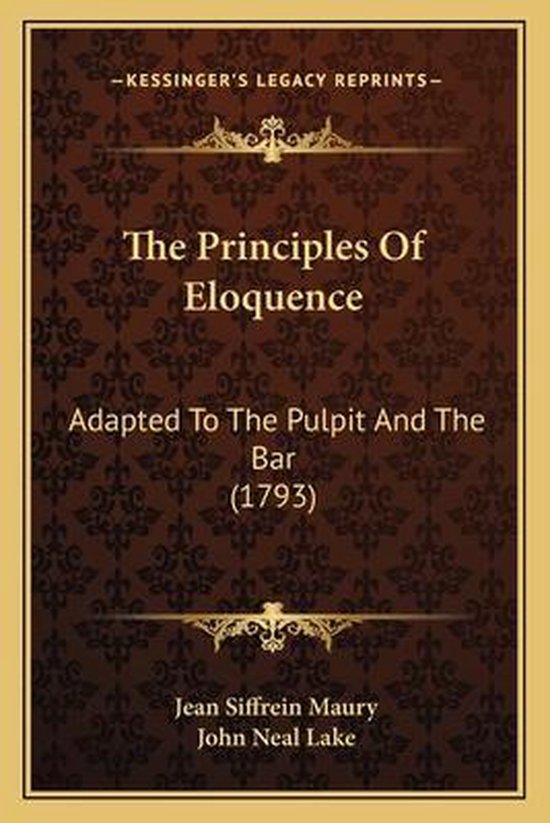 The Principles of Eloquence - cover