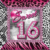 Sweet 16 Servetten - 20 stuks
