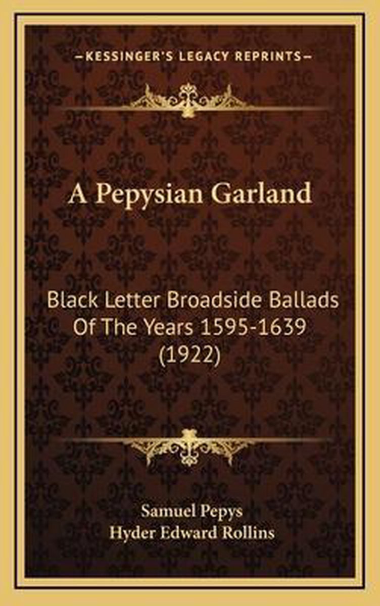 A Pepysian Garland van